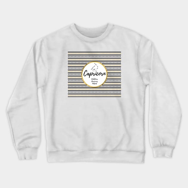 Zodiac Constellation | Capricorn Crewneck Sweatshirt by Unpossible Tees